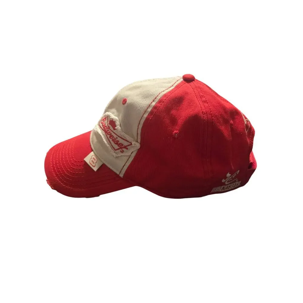 Dale Earnhardt Jr #8 Budweiser Chase Authentics Distressed Snapback Hat NASCAR